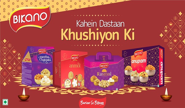 Bikano - Iss Diwali apnapan bantein, Bikano Gift packs ke sath. Presenting  our wholesome gift packs for Diwali - 1- Royal 2- Utsav 3- Meetha Chatpata  4- Rasmol 5-Tarang #KaheinDastaanKhushiyonKi #adoption #bikano #
